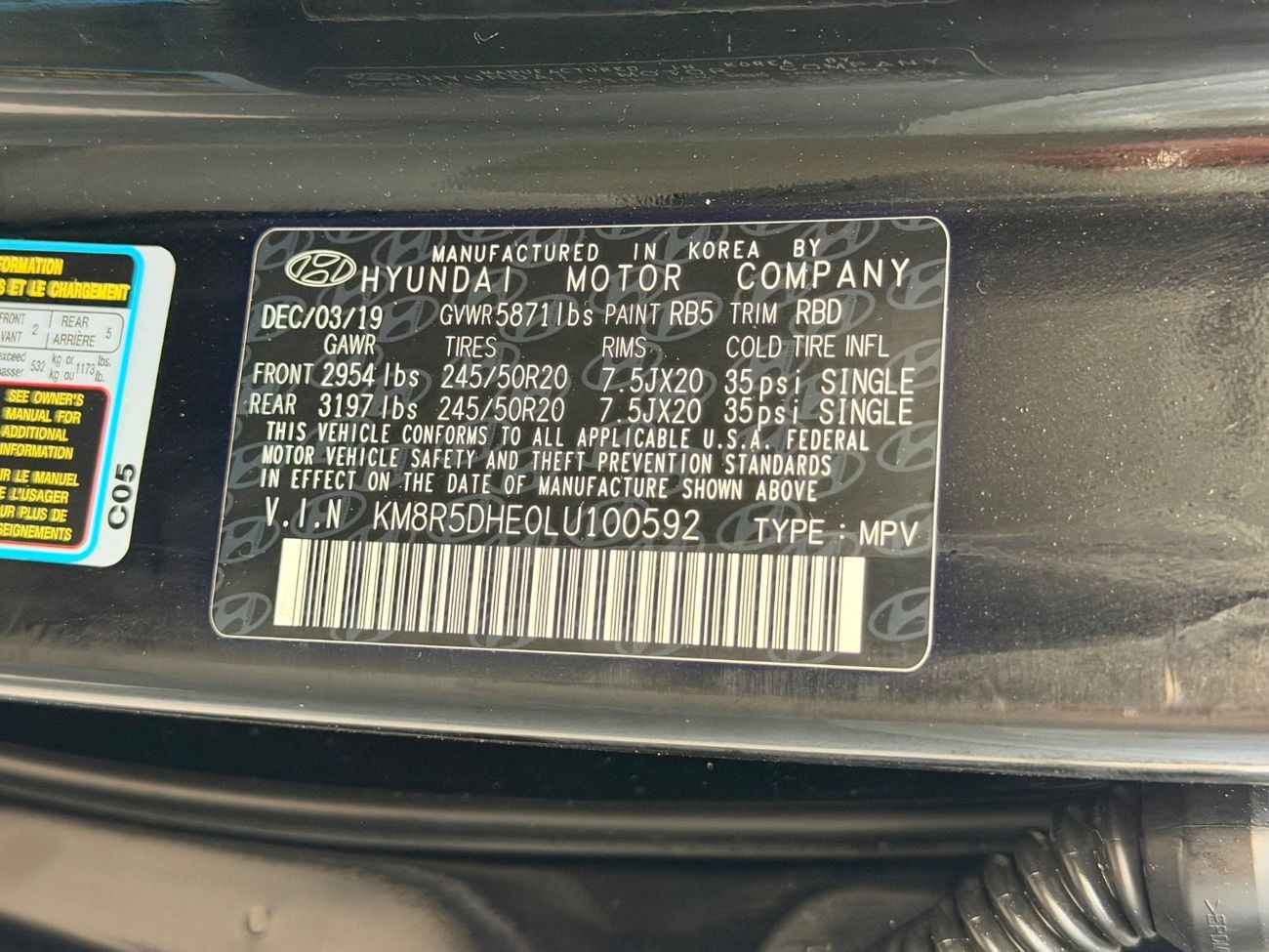 هيونداي باليساد 2020 HYUNDAI PALISADE LIMITED FULL OPTIONS IMPORTED FROM USA