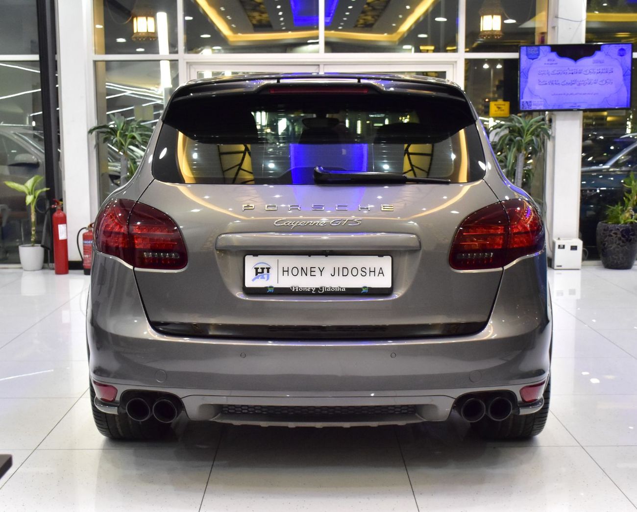 Porsche Cayenne EXCELLENT DEAL for our Porsche Cayenne GTS ( 2014 Model ) in Grey Color GCC Specs