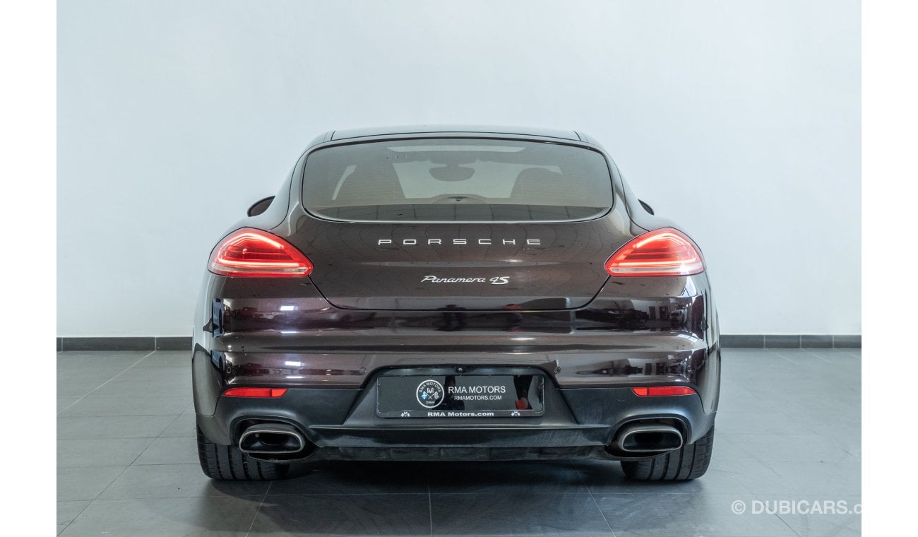 بورش باناميرا ٤ أس 2014 Porsche Panamera 4 / Porsche Warranty / Sports Chrono / Turbo Wheels