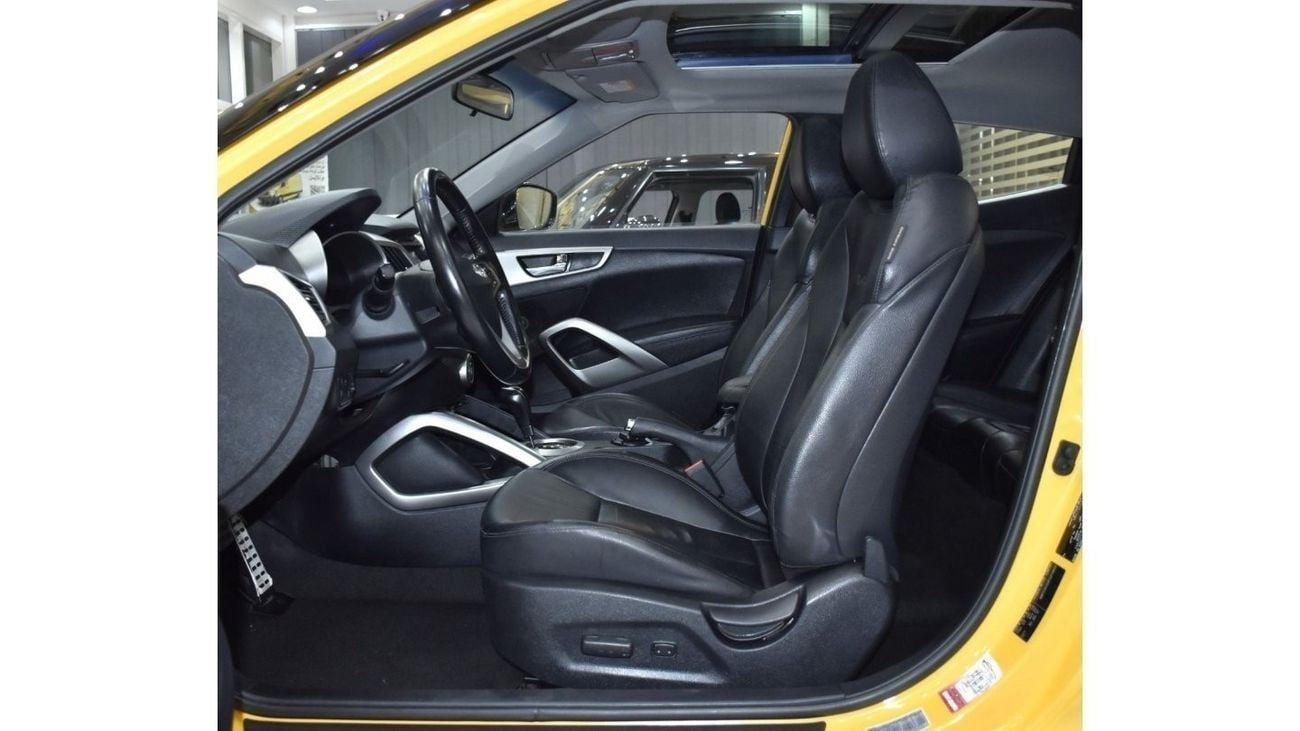 Hyundai Veloster EXCELLENT DEAL for our Hyundai Veloster ( 2015 Model ) in Yellow Color GCC Specs