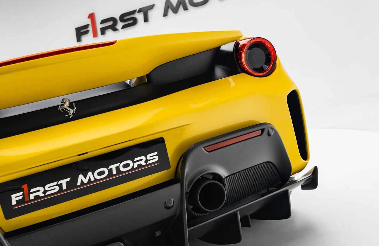 Ferrari 488 3.9L V8 Twin-Turbocharged Engine