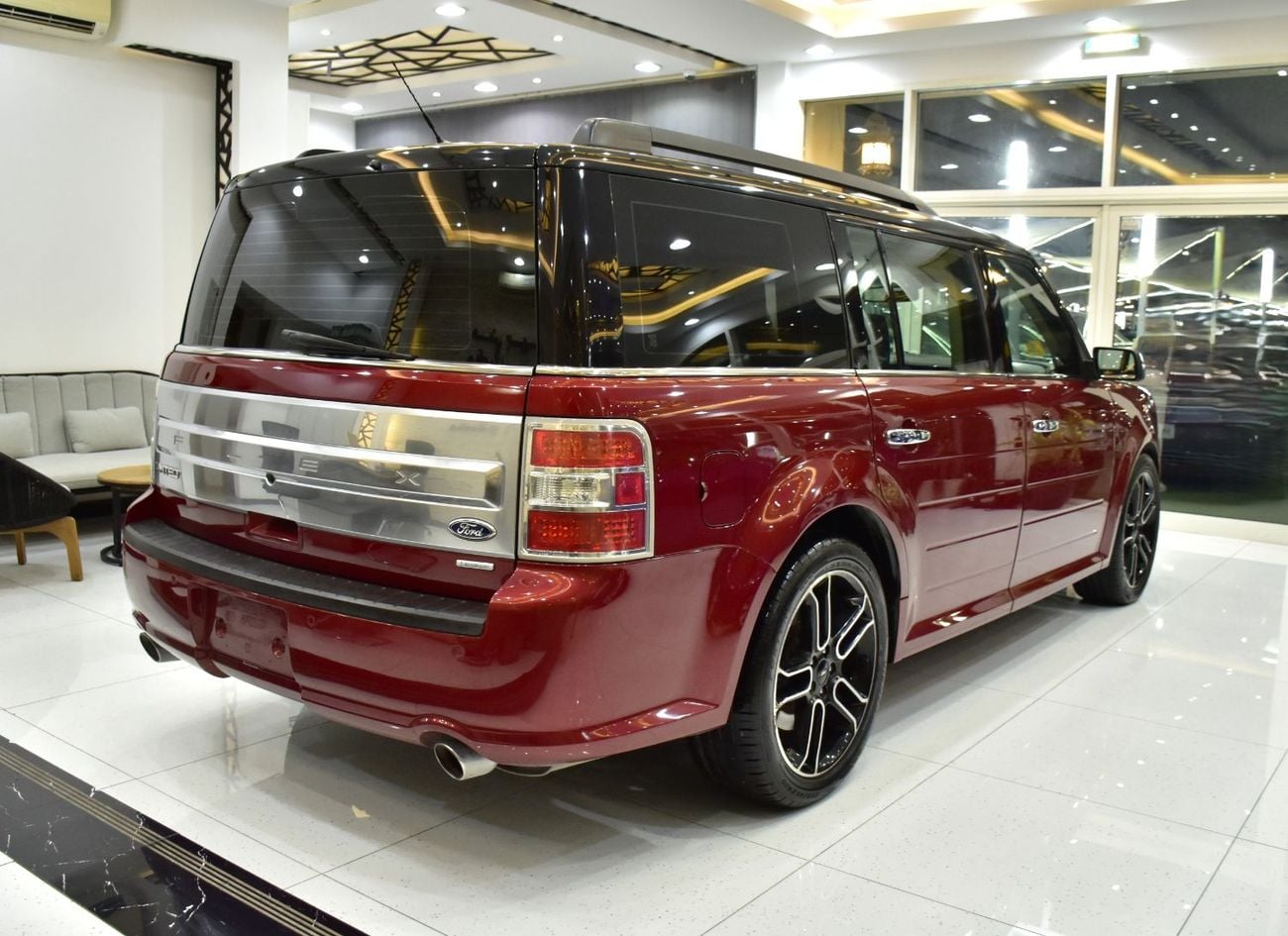 فورد فليكس EXCELLENT DEAL for our Ford Flex Limited ( 2015 Model ) in Red Color GCC Specs