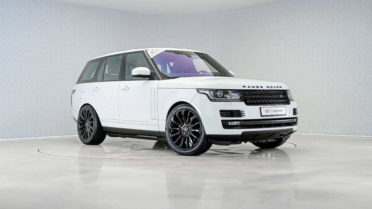 Land Rover Range Rover Vogue SE 5.0L Supercharged | AED 6,571 PM | Up to 3 Years Unlimited Warranty | GCC