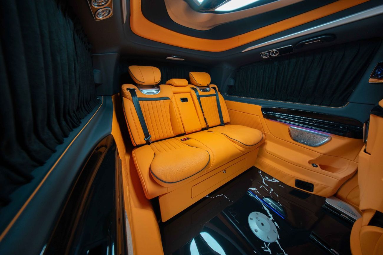 مرسيدس بنز V 250 VIP Luxury Interior | Reclining Seats, Sofa Bed  Ambient Lighting