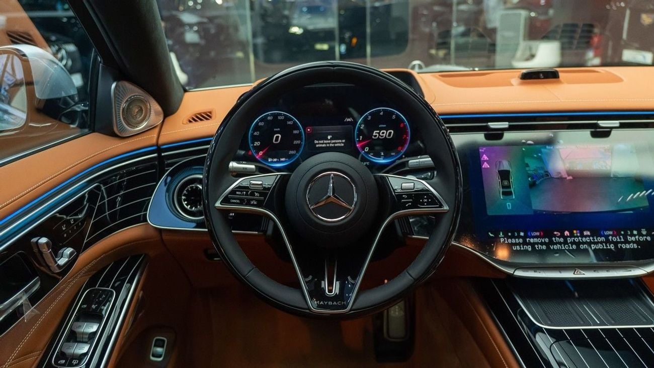 مرسيدس مايباخ S680 مايباخ 4MATIC سيارة موديل 2027، محرك 6.0 لتر ثنائي التوربو V12، قطعت 0 كيلومتر، حاصلة على ضمان لمدة سنتين غير محدو