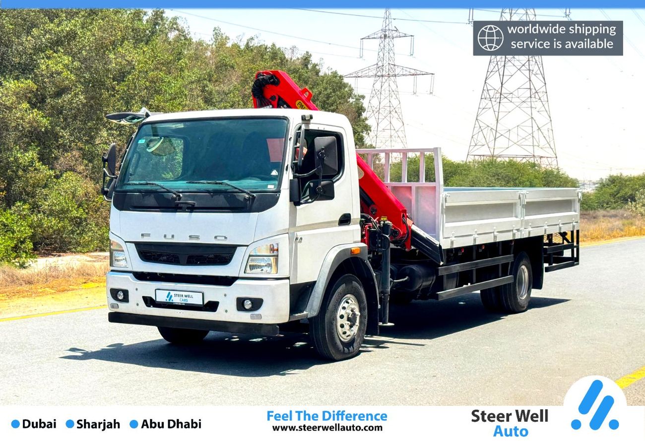 Mitsubishi Fuso FA F1 4D37 3.9L RWD 7 Ton Pickup with Crane Diesel - Good Condition - Book now!