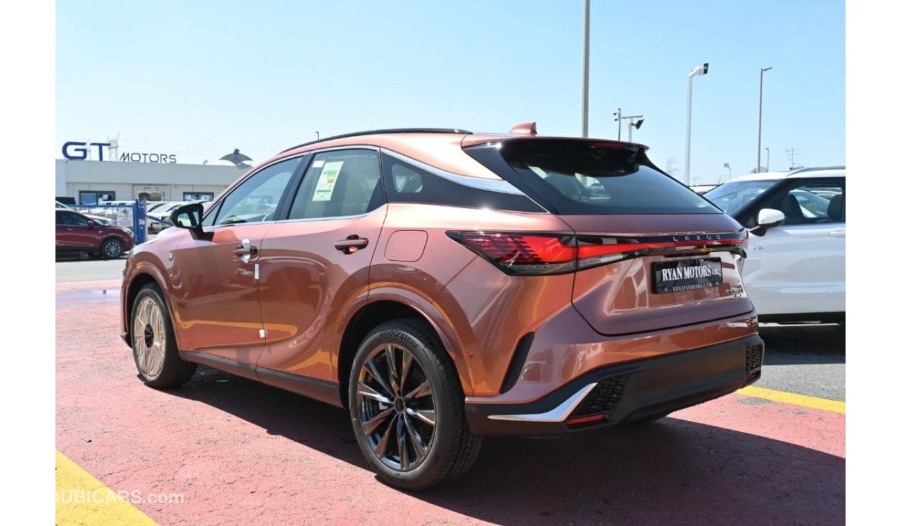 لكزس RX 350 Lexus RX350 F-Sport 2.4L, 4-cylinder, Turbo, AWD , Model 2023, Color Sonic Copper