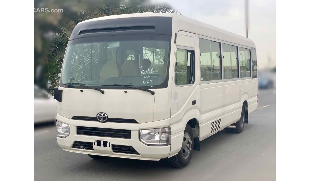 Toyota Coaster 2019 - V6 — 4200cc — DIESEL— 30 SEAT -- 2 POINT SEAT BILT -- ORIGINAL FABRIC SEAT --- AUTOMATIC DOOR