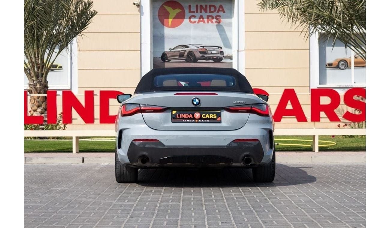 BMW 420i M Sport 2.0L BMW 420i M-Sport Convertible 2022 GCC under Agency Warranty and Service Contract with F