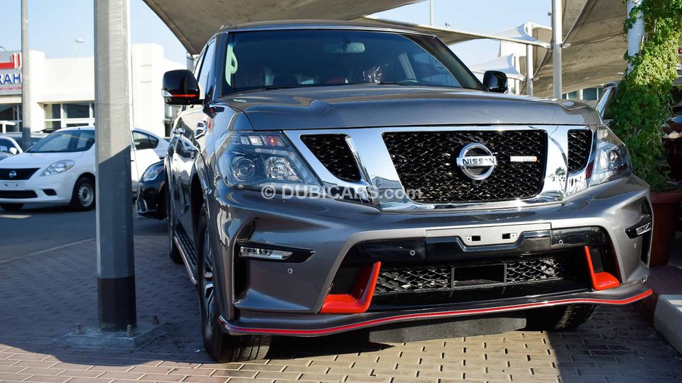 Nissan Armada With Nismo body kit for sale AED 123,000. Grey/Silver, 2017