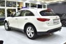 Infiniti QX70 EXCELLENT DEAL for our Infiniti QX70 ( 2020 Model ) in White Color GCC Specs
