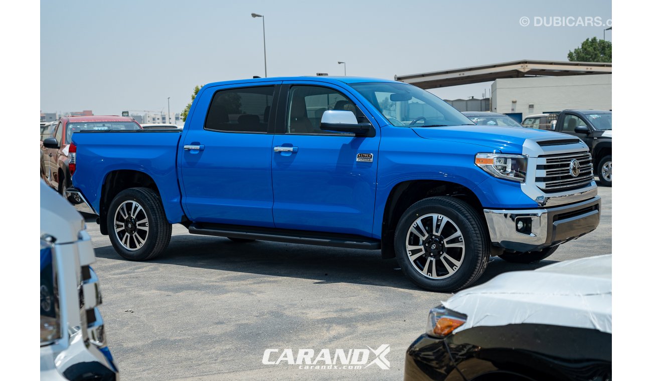 New Toyota Tundra 1794 Edition Voodoo Blue 2021 for sale in Dubai - 464145
