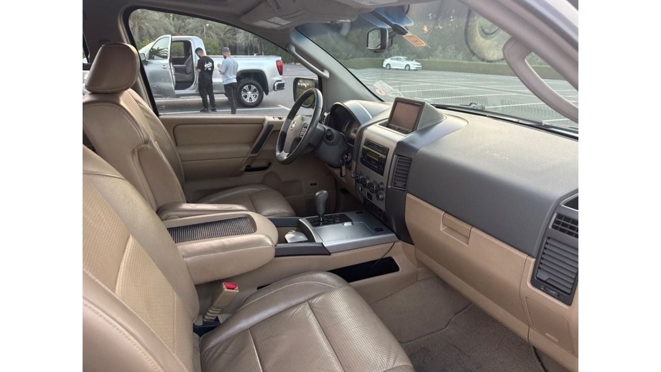 نيسان أرمادا موديل 2007 خليجي فل مواصفات كراسي جلد ومثبت سرعه وفتحه