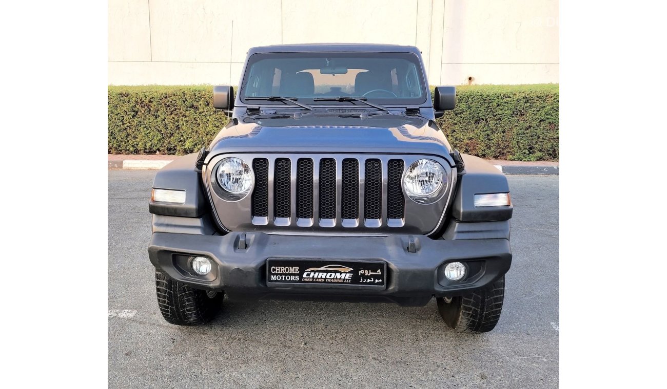 جيب رانجلر 2019 JEEP WRANGLER UNLIMITED SPORT  SOFT TOP  CONVERTIBLE (JL), 4DR SUV, 3.6L 6CYL PETROL, AUTOMATIC