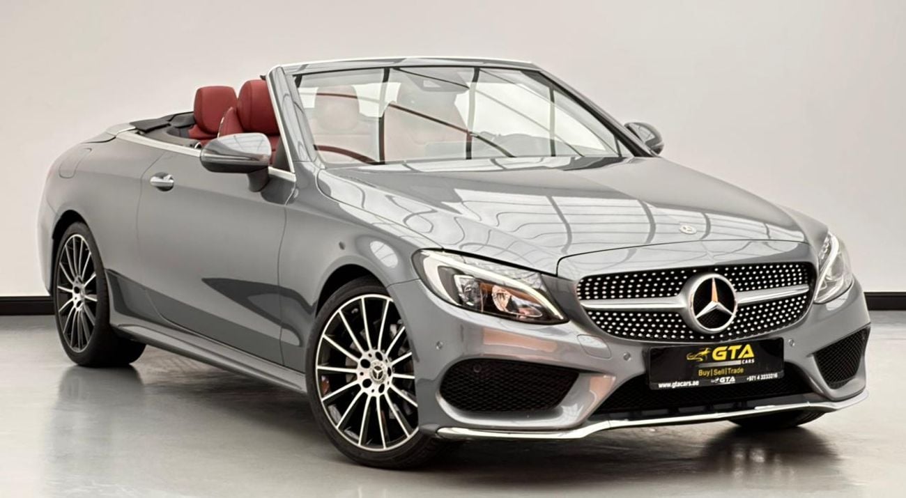 مرسيدس بنز C 200 كوبيه 2018 Mercedes-Benz C200 Cabriolet, 1 Year Unlimited KM Warranty, Full Service History, GCC