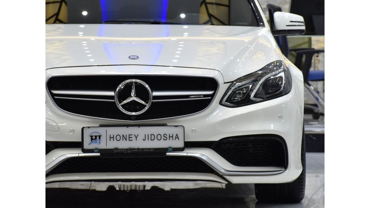 Mercedes-Benz E 63 AMG EXCELLENT DEAL for our Mercedes Benz E63 AMG ( 2014 Model ) in White Color Japanese Specs