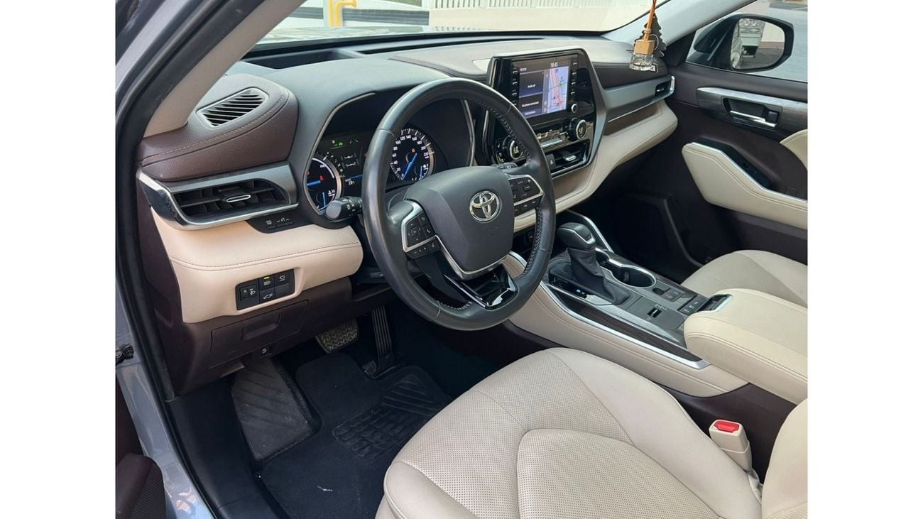 تويوتا هايلاندر VXR 2020 Toyota highlander GCC VX.R Limited Edition - Hybrid Full Option - Fully AL-Futtaim Serviced