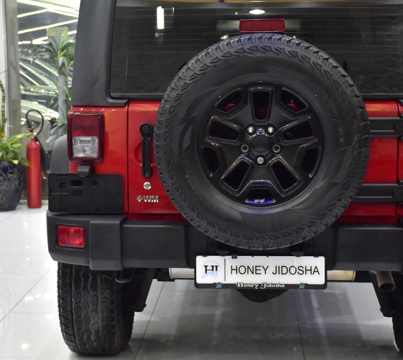 Jeep Wrangler EXCELLENT DEAL for our Jeep Wrangler Sport ( 2014 Model ) in Red Color GCC Specs