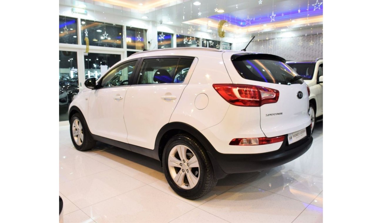 Kia Sportage ORIGINAL PAINT ( صبغ وكاله ) KIA Sportage 2014 Model! White Color! GCC Specs