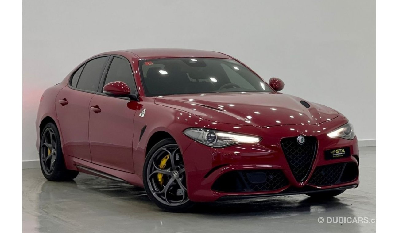 ألفا روميو جوليا 2018 Alfa Romeo Giulia Quadrifoglio, April 2023 Alfa Romeo Warranty + Service Contract, FSH, GCC