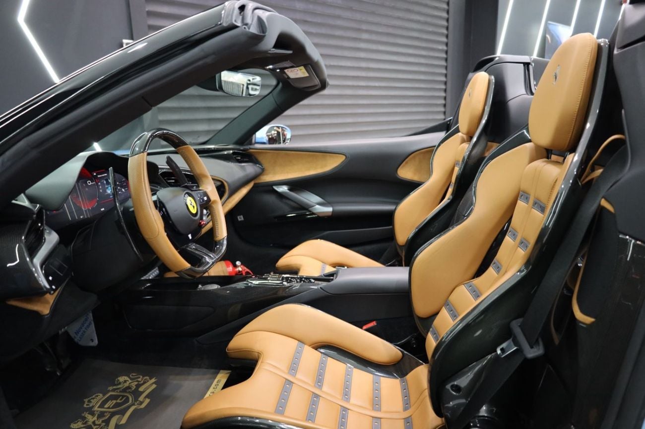 فيراري SF90 ستراديل SPIDER JBL Audio, Carbon Fiber Interior, ADAS Full Pack, Dealer Service Package!!