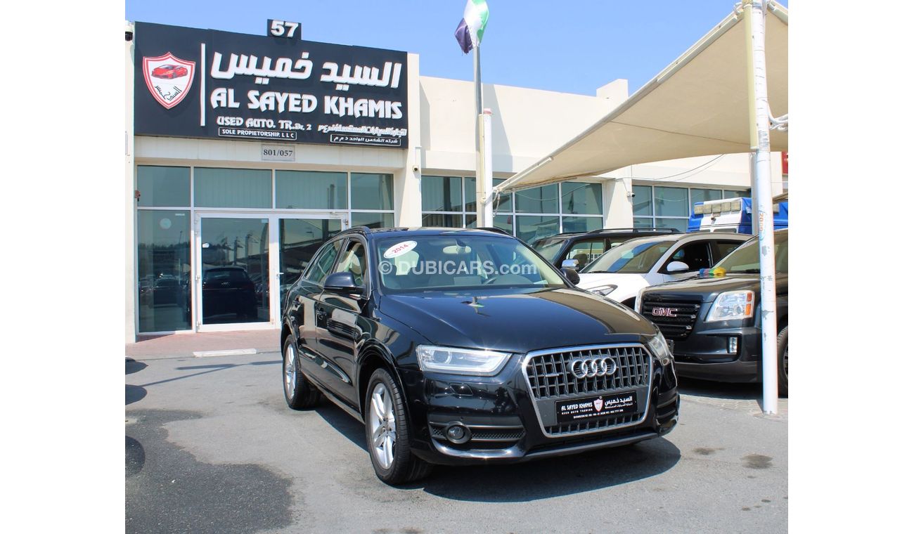 أودي Q3 Std خالية من الحوادث - خليجي - رقم 2 - السيارة بحالة ممتازة من الداخل والخارج