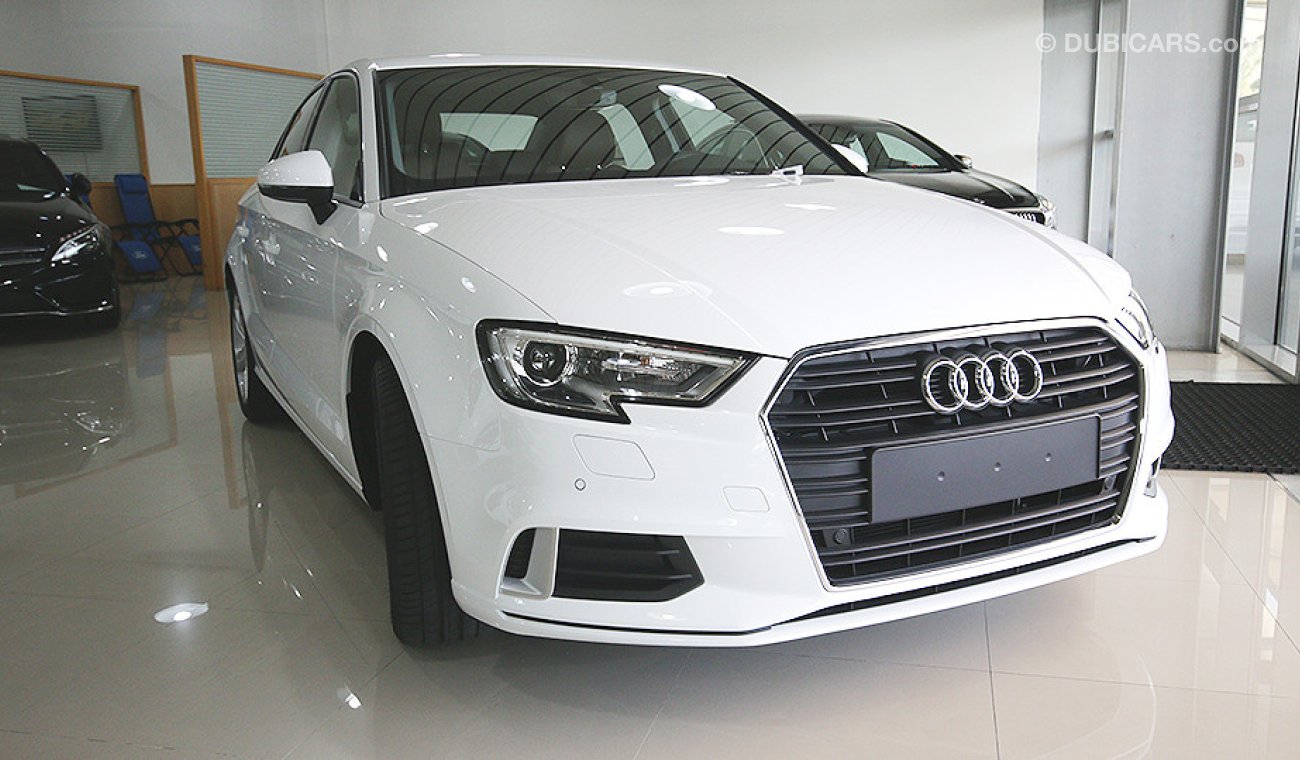 Audi A3 2018, GCC Specs with 3Yrs or 105K km Warranty and 45K km Free Service at Al Nabooda