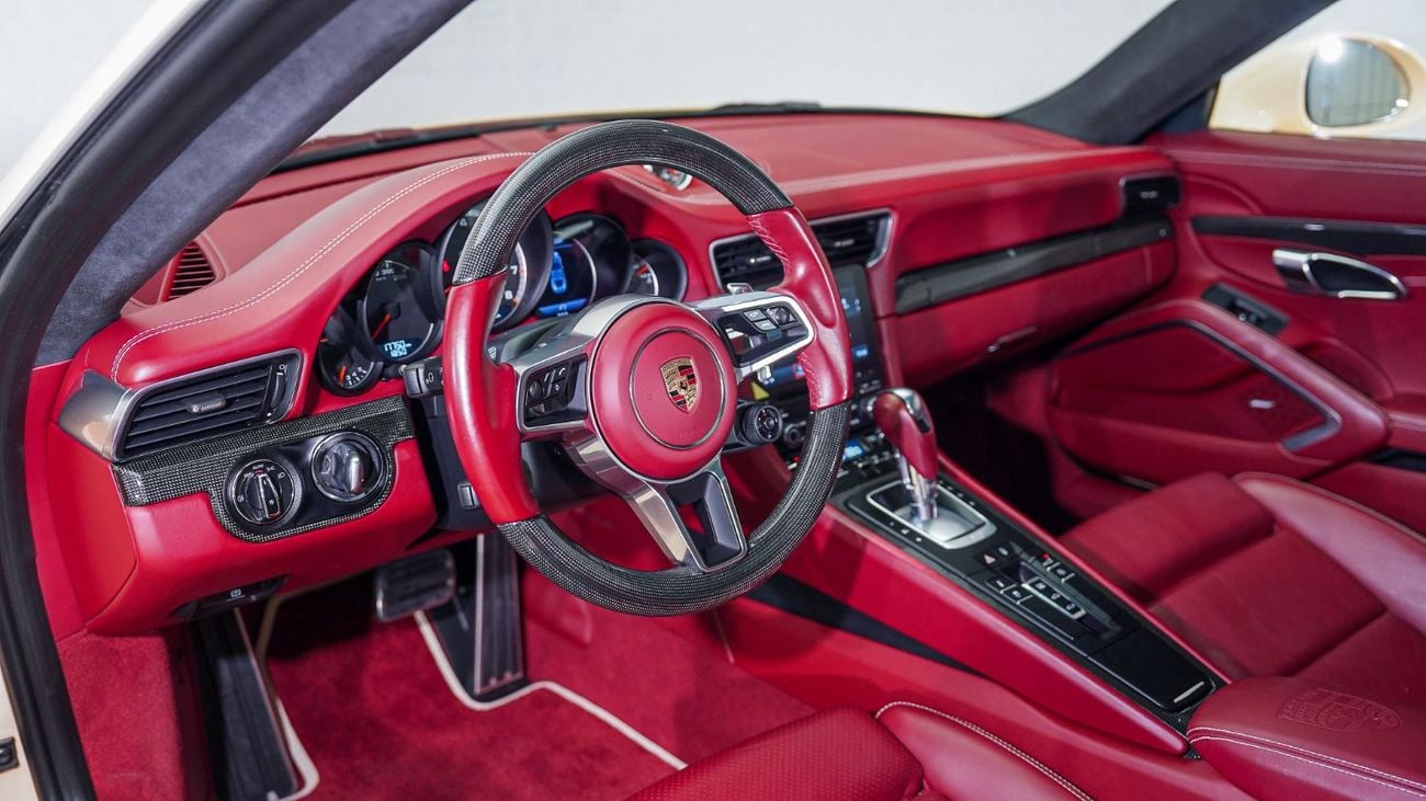 Porsche 911 Turbo 3.8L (520 HP) Coupe | AED 17,299 PM | Warranty October 2026 | GCC