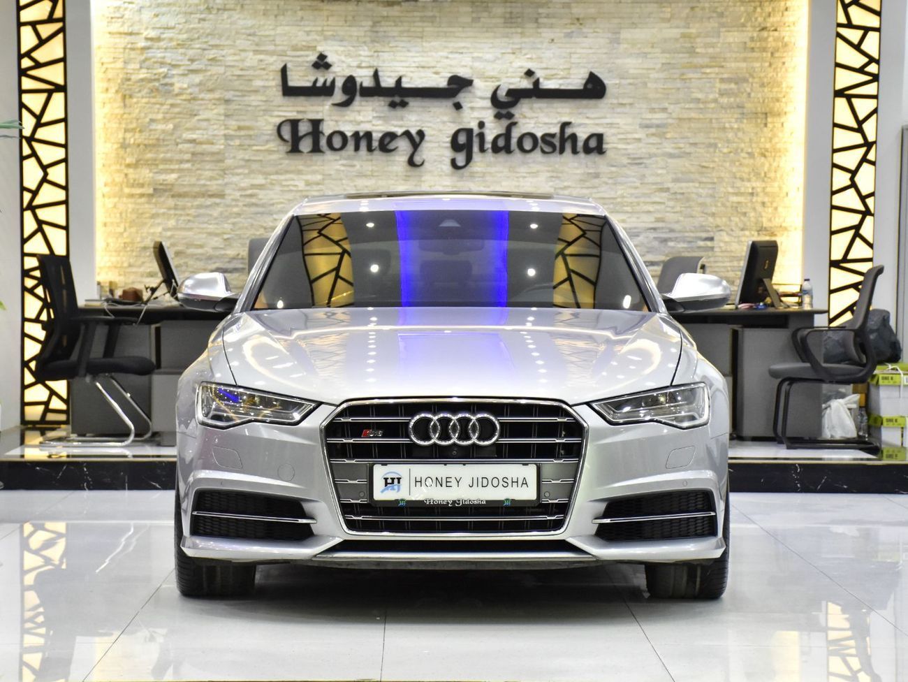 Audi S6 S-Line EXCELLENT DEAL for our Audi S6 V8T ( 2016 Model ) in Silver Color GCC Specs