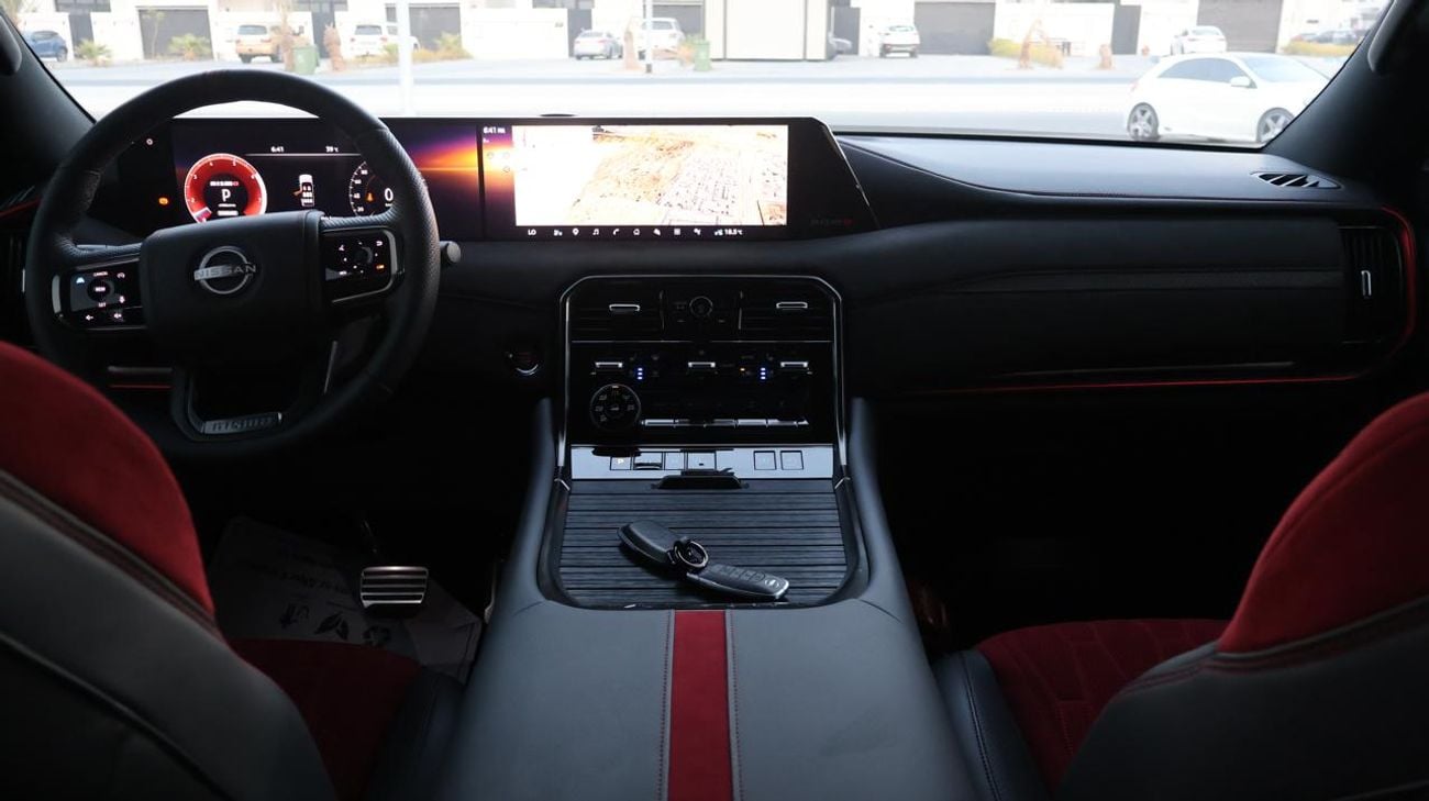 Nissan Patrol NISMO Warranty from Al Masood for 5 years with open mileage . original Paint . Super Clean Premium Edition