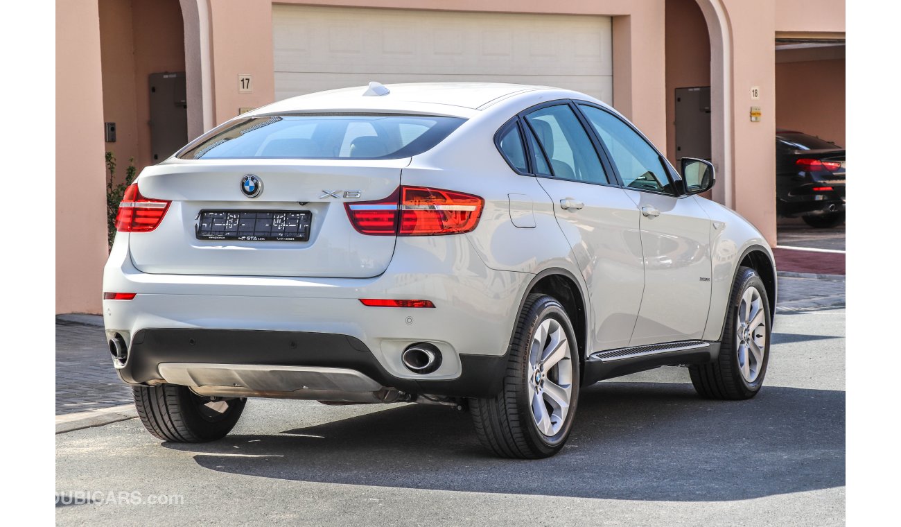 BMW X6 X-Drive 35i 2014 GCC Warranty with Zero Down-Payment.