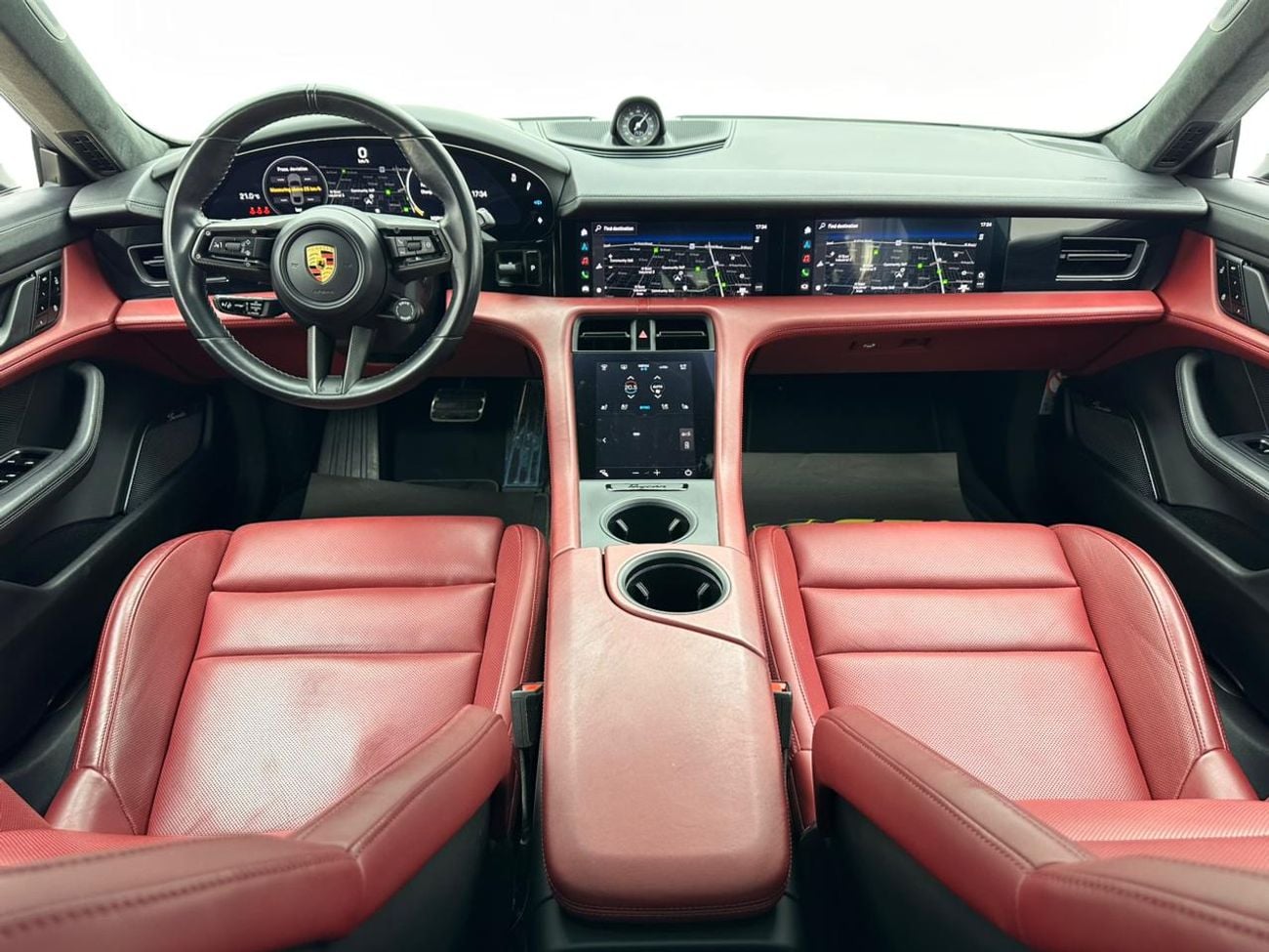 بورش تايكان 2021 Porsche Taycan Turbo S, 04/2026 Porsche Warranty, Porsche Full Service History, GCC