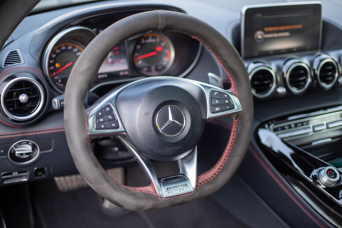 Mercedes-Benz AMG GT S Mercedes AMG GT S 2016 (GCC) in excellent condition, only 75,000 km. Powered by a 4.0L V8 Twin-Turbo