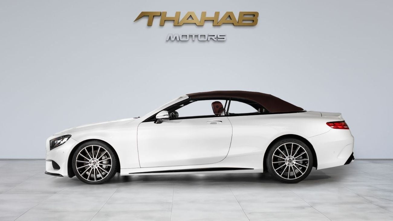 مرسيدس بنز S 500 S-CLASS - 2016 | CABRIOLET CONVERTIBLE | 2-DOOR SOFT-TOP | GCC SPECS | PERFECT CONDITION