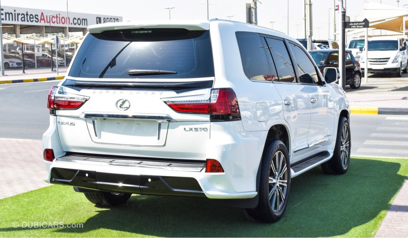 Lexus LX570 With 2021 body kit