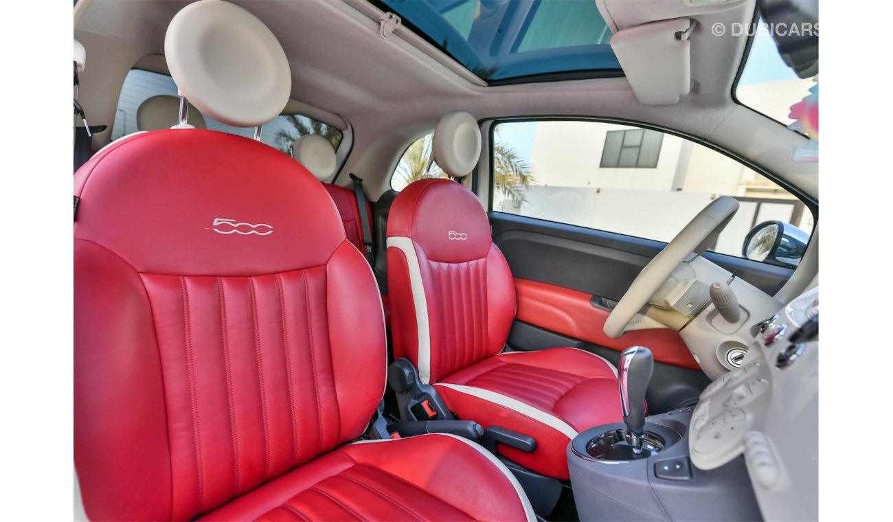 Fiat 500 2015 Lounge Edition - Full Option - AED 764 PM - 0% DP