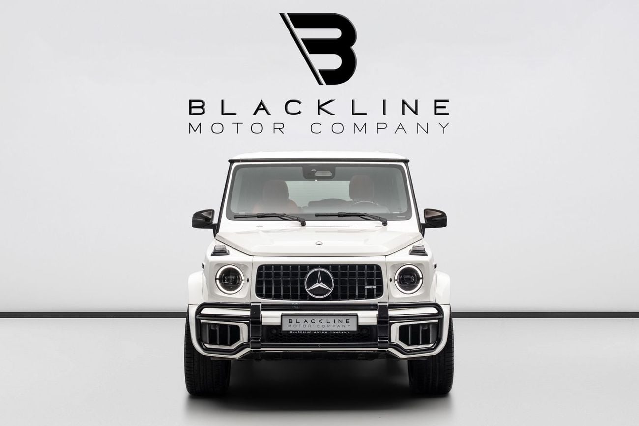 مرسيدس بنز G 63 AMG STANDARD BUY NOW, PAY 2027 | THE BLACKLINE STANDARD | 2030 Mercedes Warranty + Service Contract, GCC