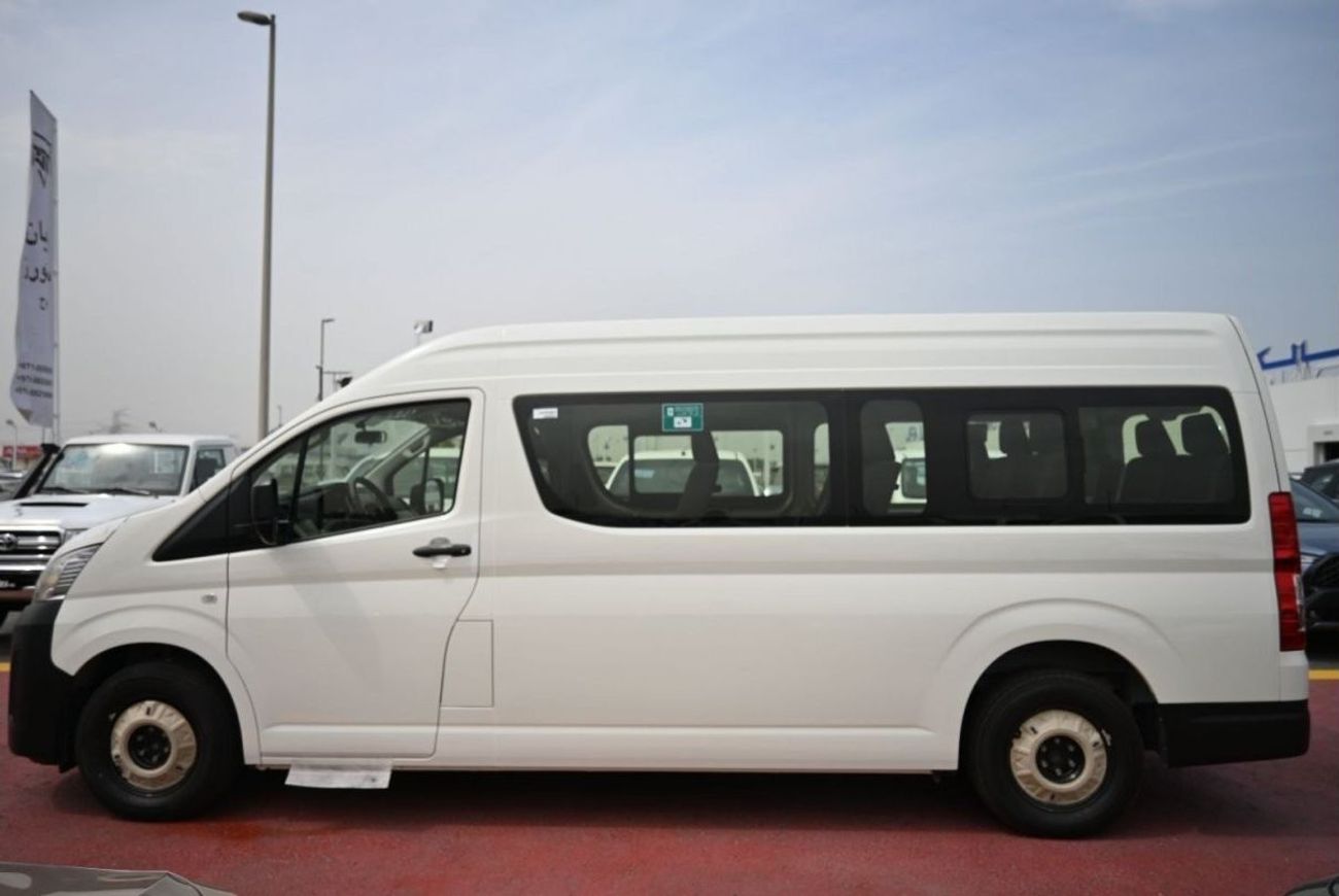 تويوتا هاياس تويوتا هايس سقف مرتفع ، 3.5 لتر بنزين ، دفع خلفي ، فان ، ناقل حركة أوتوماتيكي ، 13 مقعد ، وسائد هوائ