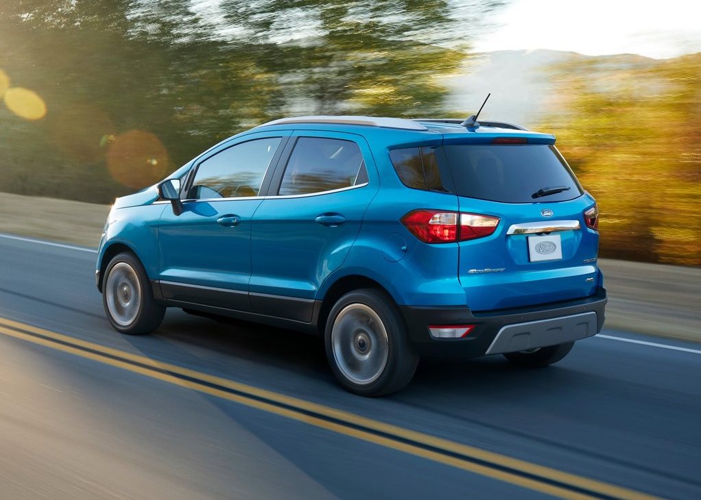 Ford EcoSport exterior - Rear Right Angled