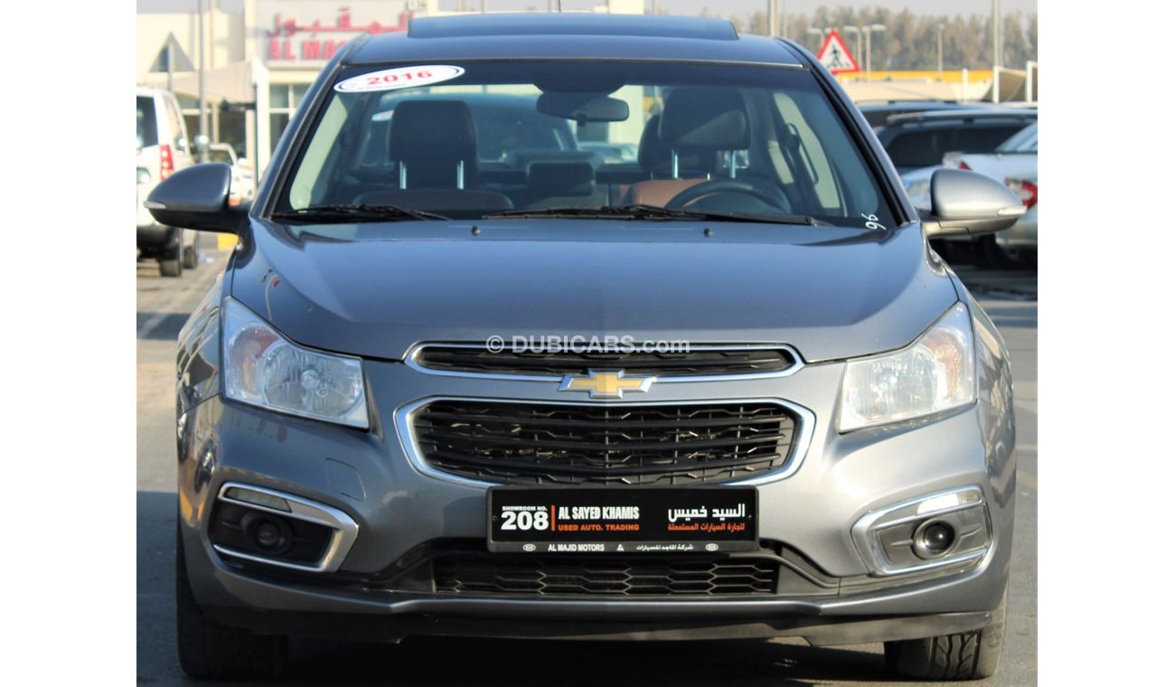 شيفروليه كروز LT شيفروليه كروز 2016 خليجي بحالة ممتازة فل أوبشن بلدون حوادث