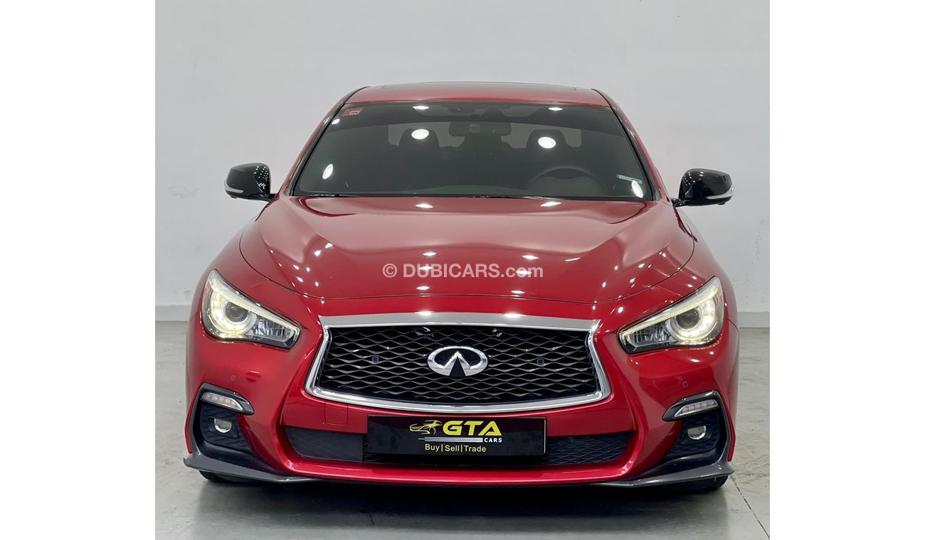 إنفينيتي Q50 ريد سبورت 400 2018 Infiniti Q50 S Red Sport, Full Rostomani History, Warranty, GCC