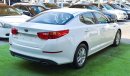 Kia Optima Gulf 2014 white color inside beige No. 2 wheels, cruise control, control wheels, sensors, in excelle