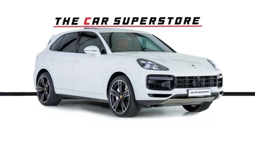 Porsche Cayenne Turbo 4.0L (550 HP) Special Order-Al Nabooda Warranty Until 10/2026-22 Inch Forged Rims