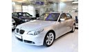 BMW 540i AMAZING BMW 540i ( 550i Emblem ) 2006 Model!! in Silver Color! GCC Specs