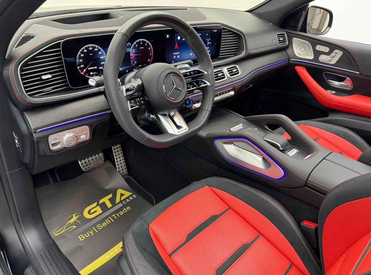 مرسيدس بنز GLE 53 AMG كوبيه 2024 Mercedes-AMG GLE 53 4MATIC+, Night Pack, Fully Loaded, 2029 Agency Warranty+ Service Contract,