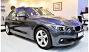 BMW 320i i 32000 KM ONLY 2016 Model in Grey color GCC SPECS