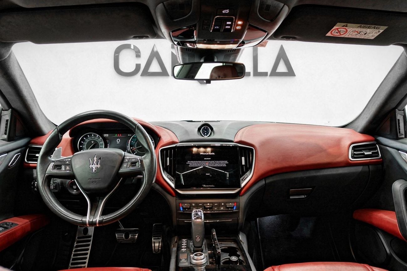 Maserati Ghibli Modena 3.0L AED 3,290 / Monthly l 0% Downpayment l Modena V6 l 1 Year Warranty