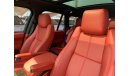 Land Rover Range Rover Vogue HSE خليجي مالك واحد تشيكات وكالة ابيض داخل احمر