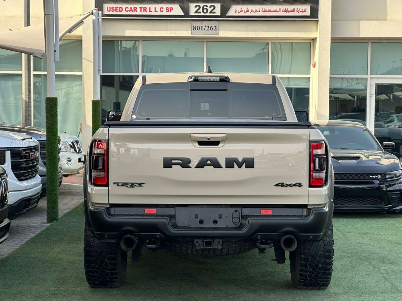 RAM 1500 TRX DODGE RAM TRX 6.2 SUPER CHARGE 2022 GCC FULL OPTION ORIGINAL PAINT PERFECT CONDITION UNDER WARRANTY