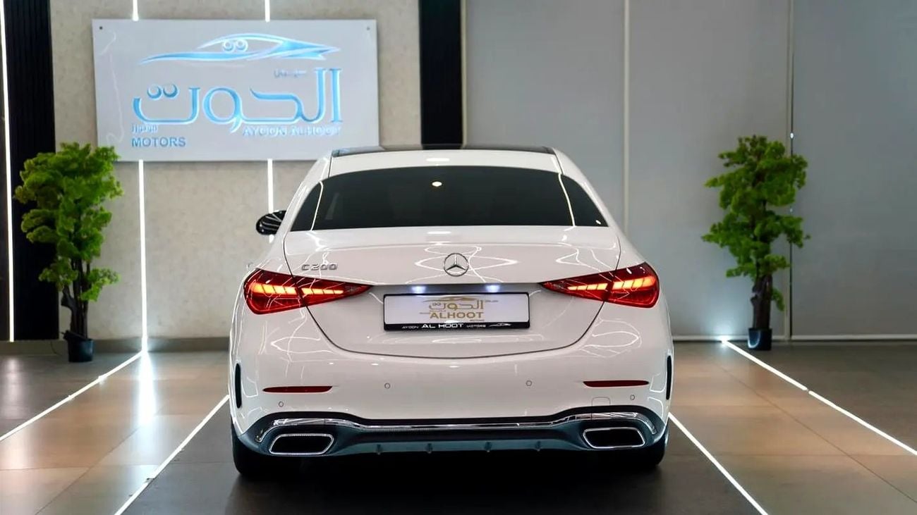 مرسيدس بنز C 200 AMG ELITE MERCEDES C200 || SERVICE CONTRACT || TOP RANGE || GCC || LUXURY || ACCIDENTS FREE || F.S.H